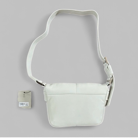 AllSaints Colette Leather Crossbody Bag – Pampus White, Brand New With Ta - Picture 15 of 16